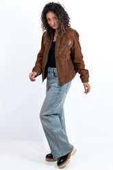 Leather suede jacket Angie